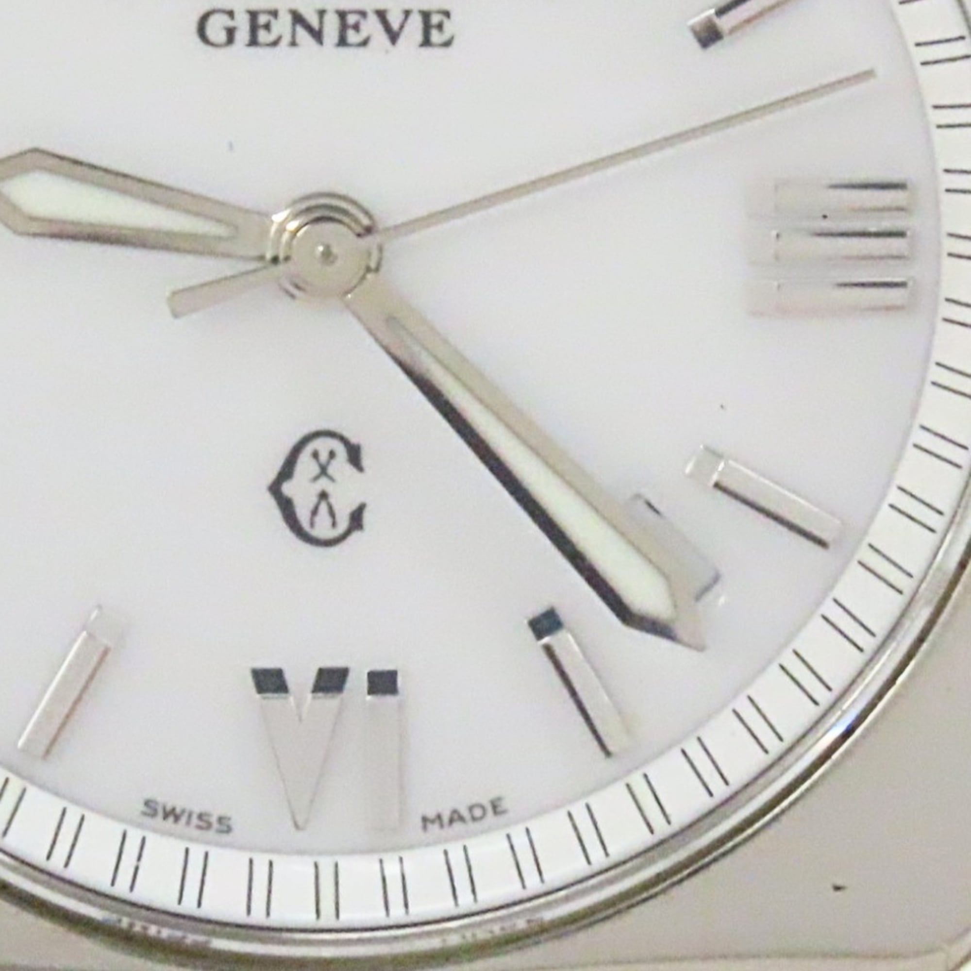 CHARRIOL Columbus CCR38D Stainless Steel Diamond Silver White Dial Men's Watch — Very Good