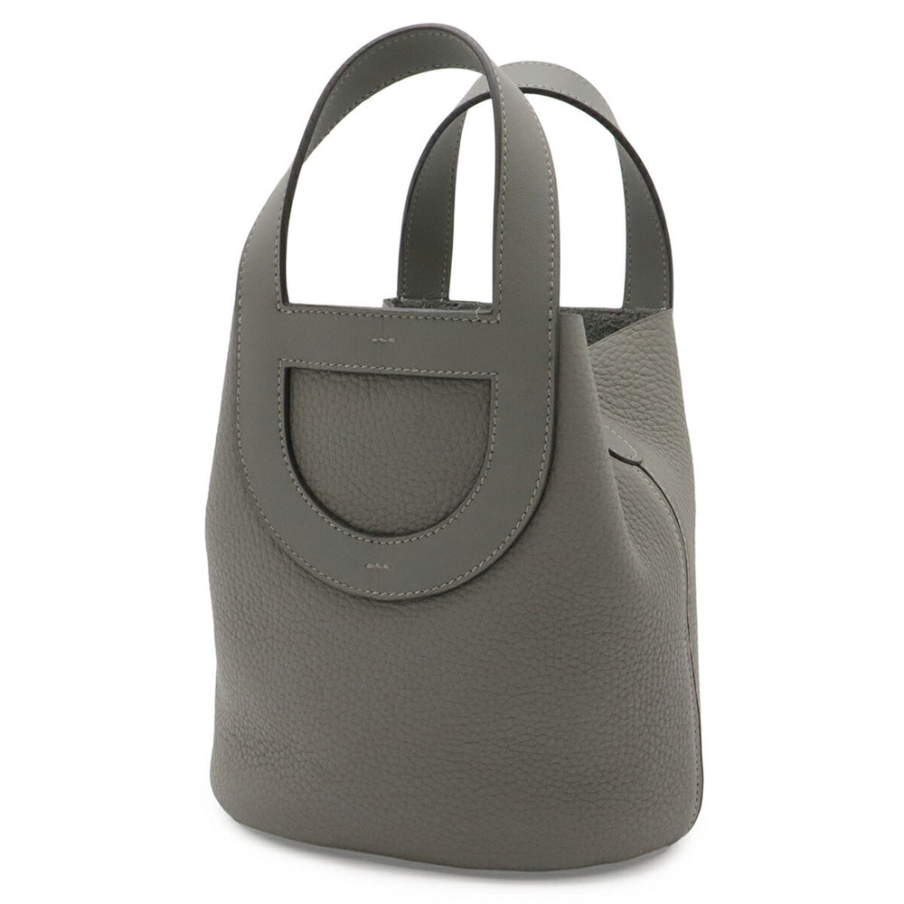 HERMES In the Loop 18 Handbag Tote Bag Taurillon Clemence Leather (Veau Swift) Grimeyer K Stamp H084274CCAH — New - Store Return