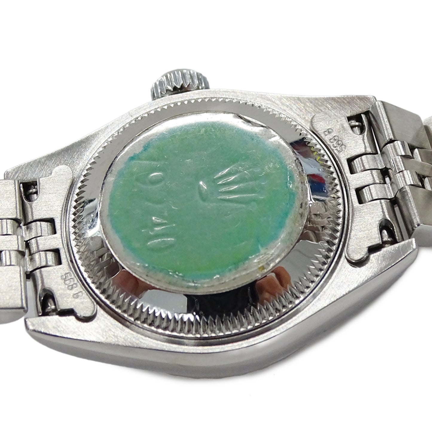 Rolex Oyster Perpetual Date 79240, A-series, Women's Automatic Watch, Stainless Steel, Silver/Black, Polished