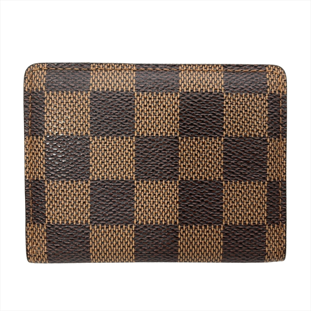 Louis Vuitton Ludlow Tri-fold Wallet, Damier Ebene, N62925, Brown, CT0014