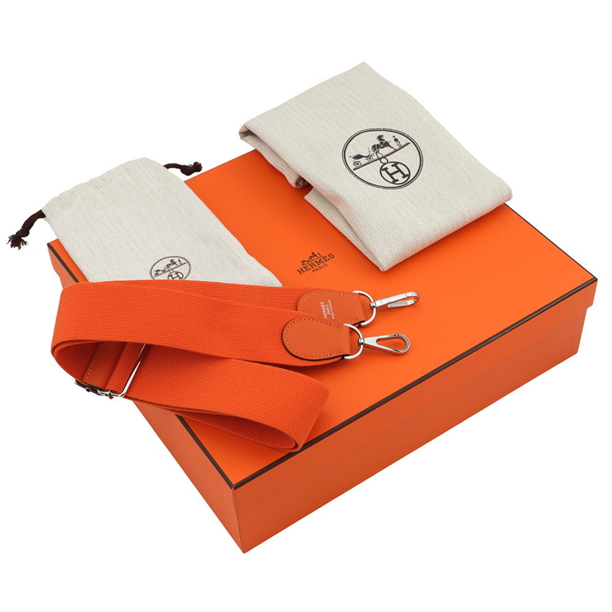Hermes Evelyne 3 PM Shoulder Bag, Feu, Taurillon Clemence Leather, B Stamp, HERMES, Evelyne, Handbag, Women's, HERMES — Like New