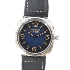PANERAI Radiomir Tre Giorni 45mm Watch with Blue Dial PAM01335 — Like New