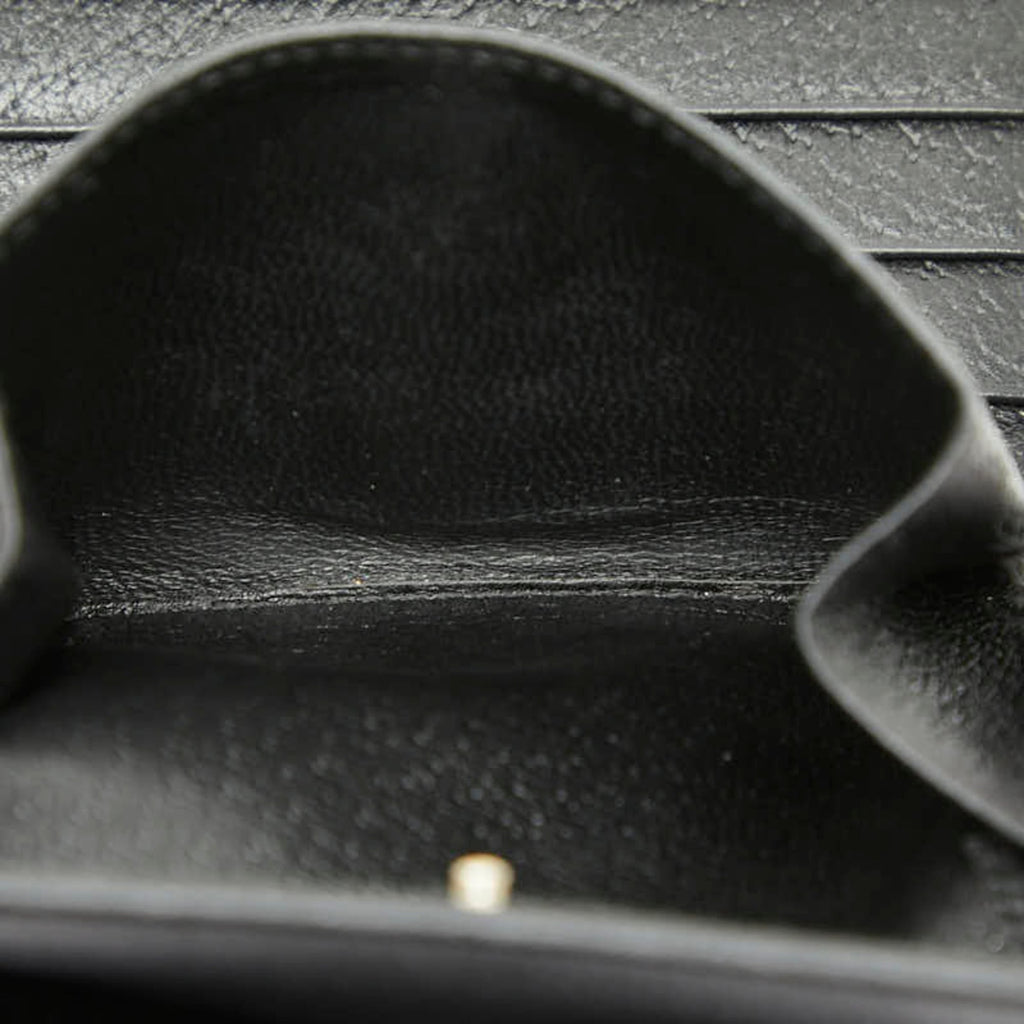 Gucci GG Canvas Abby Bifold Wallet 1414211 Black Leather Women's GUCCI