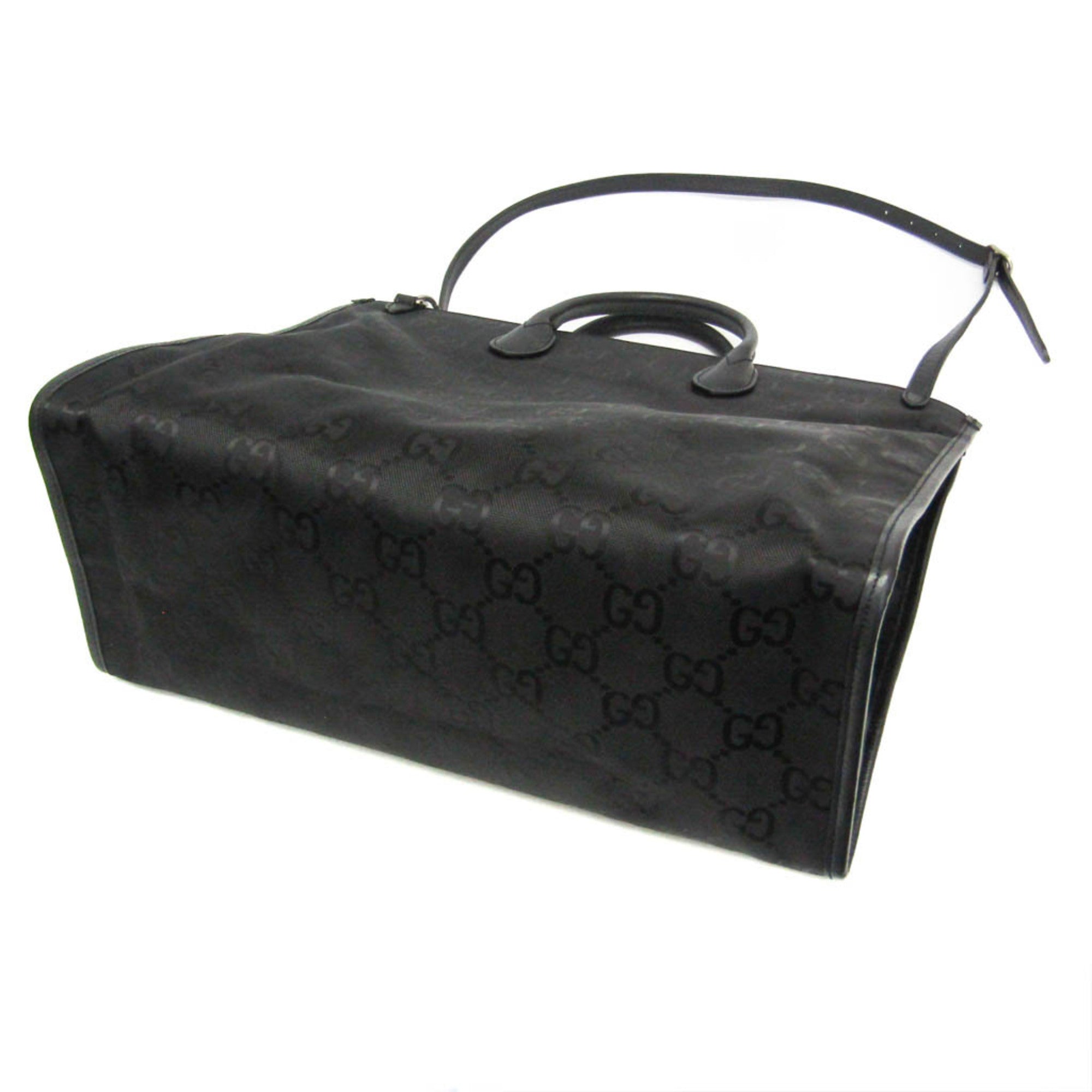 Gucci Off The Grid GG 630353 Men,Women Nylon Canvas,Leather Handbag,Shoulder Bag Black — Like New