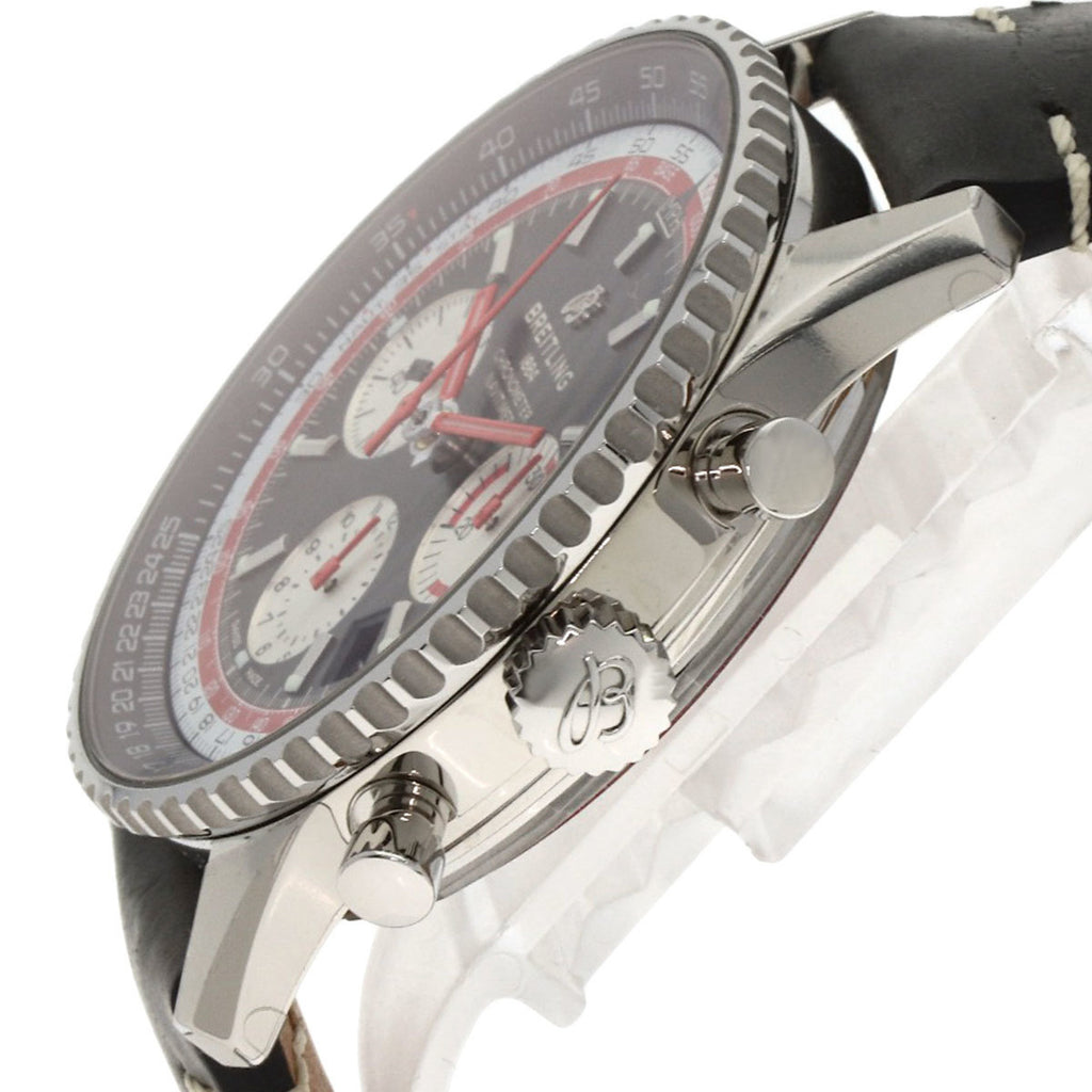 Breitling Navitimer B01 Chronograph 43 Stainless Steel/Leather Men's Watch AB0121B1B1X2