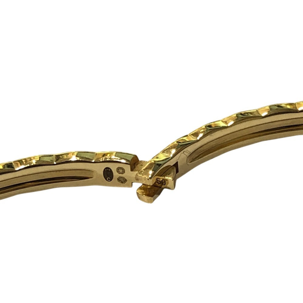 CHANEL J13080 18K Yellow Gold Coco Crush Collection Accessory Jewelry Full Diamond Bracelet Women's Like New — Like New