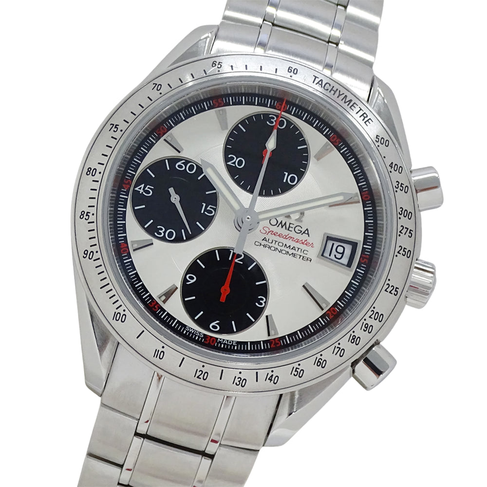 Omega Speedmaster 3211.31 Men's Watch, Brand Name, Date, Chronometer, Automatic, Stainless Steel (SS), Silver — Good