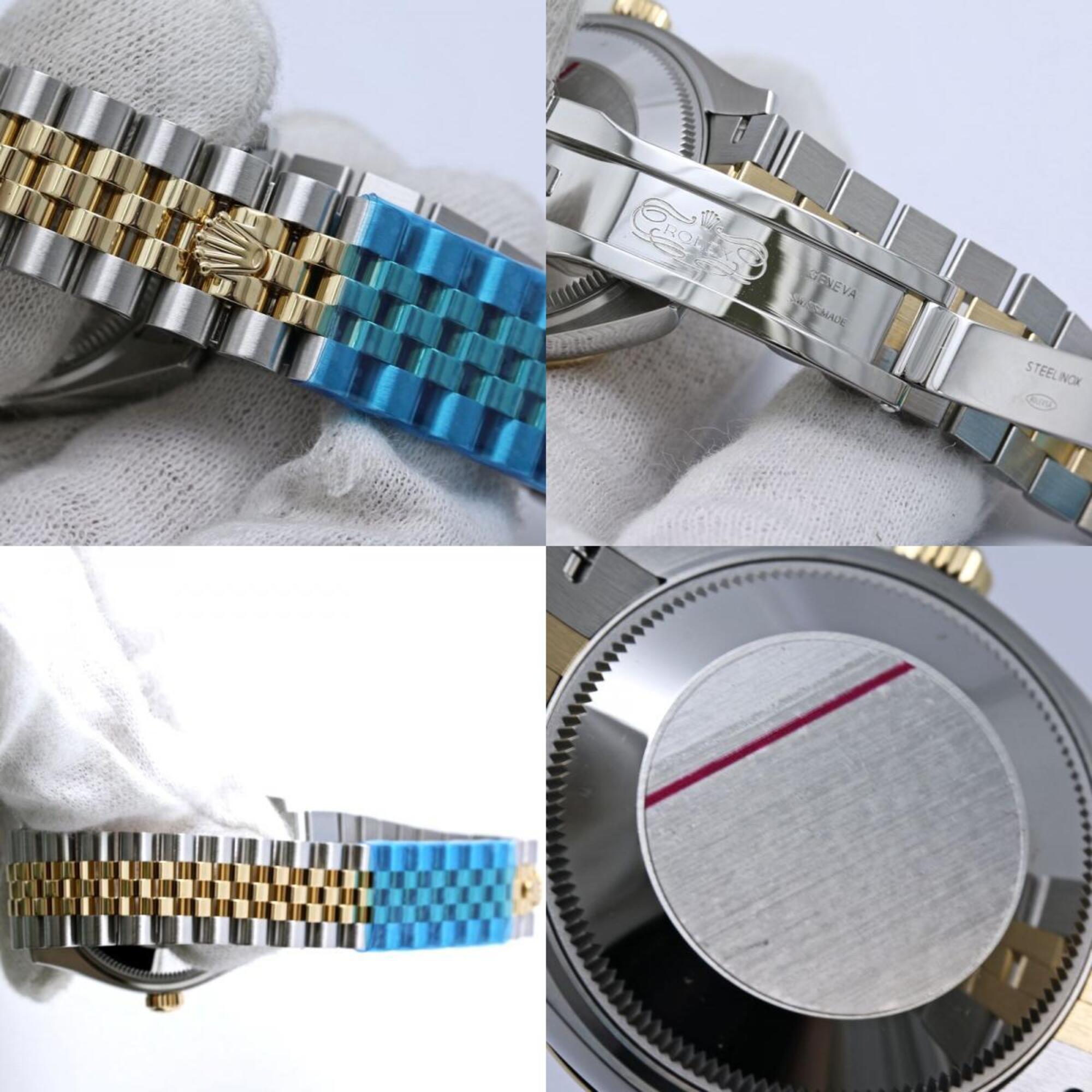 ROLEX Datejust 31 10P Diamond Black Shell 278273NG Random Serial Number Women's Watch SSx18K Yellow Gold 40460 — Like New