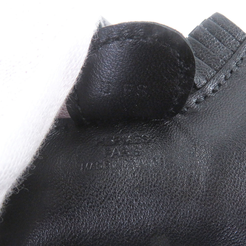 HERMES Rodeo Charm PM Agneau Milo Swift Bag So Black U Stamp with Box Made in France Men's Women's — Like New