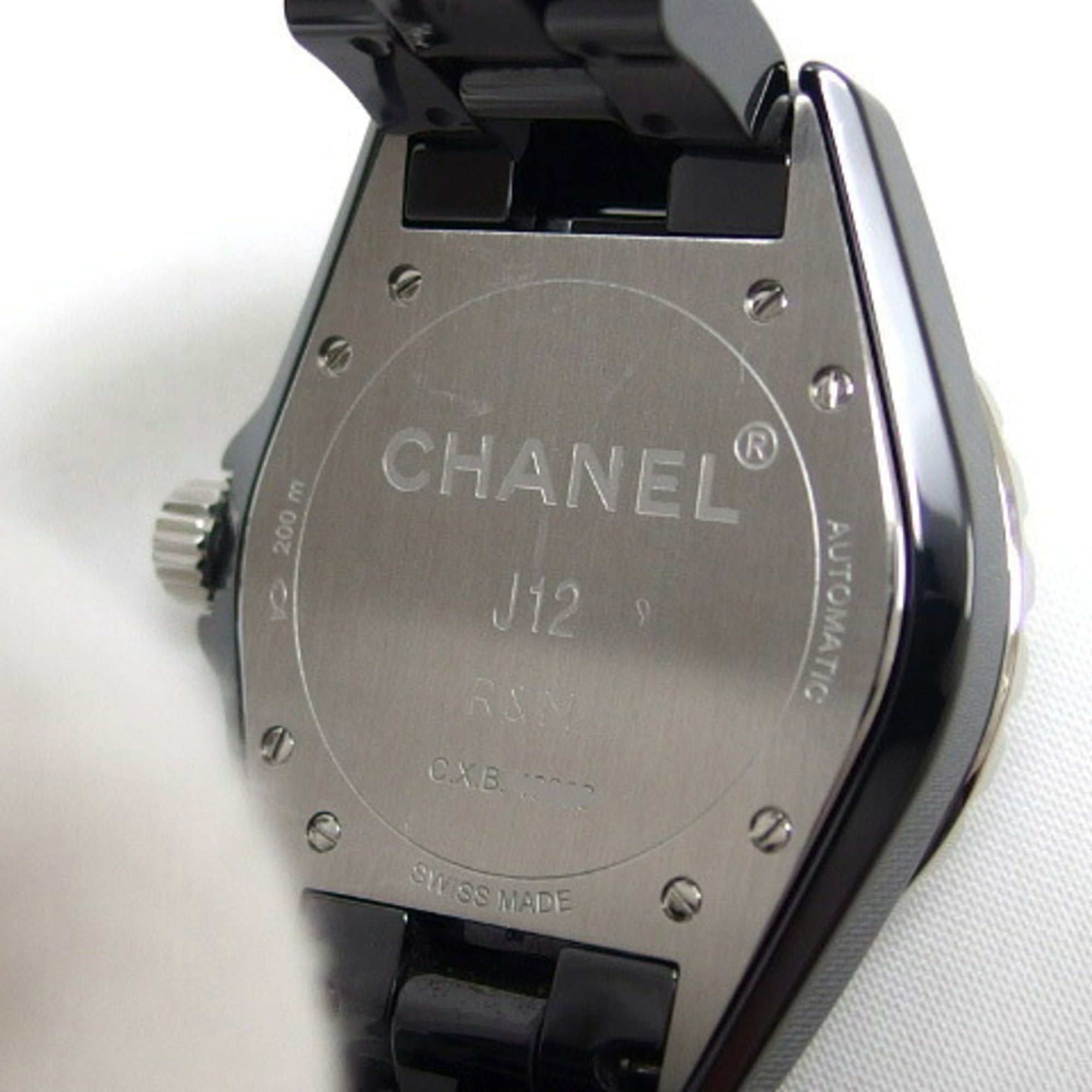 Chanel J12 H0685 Black Ceramic 38mm Men's Watch — Very Good