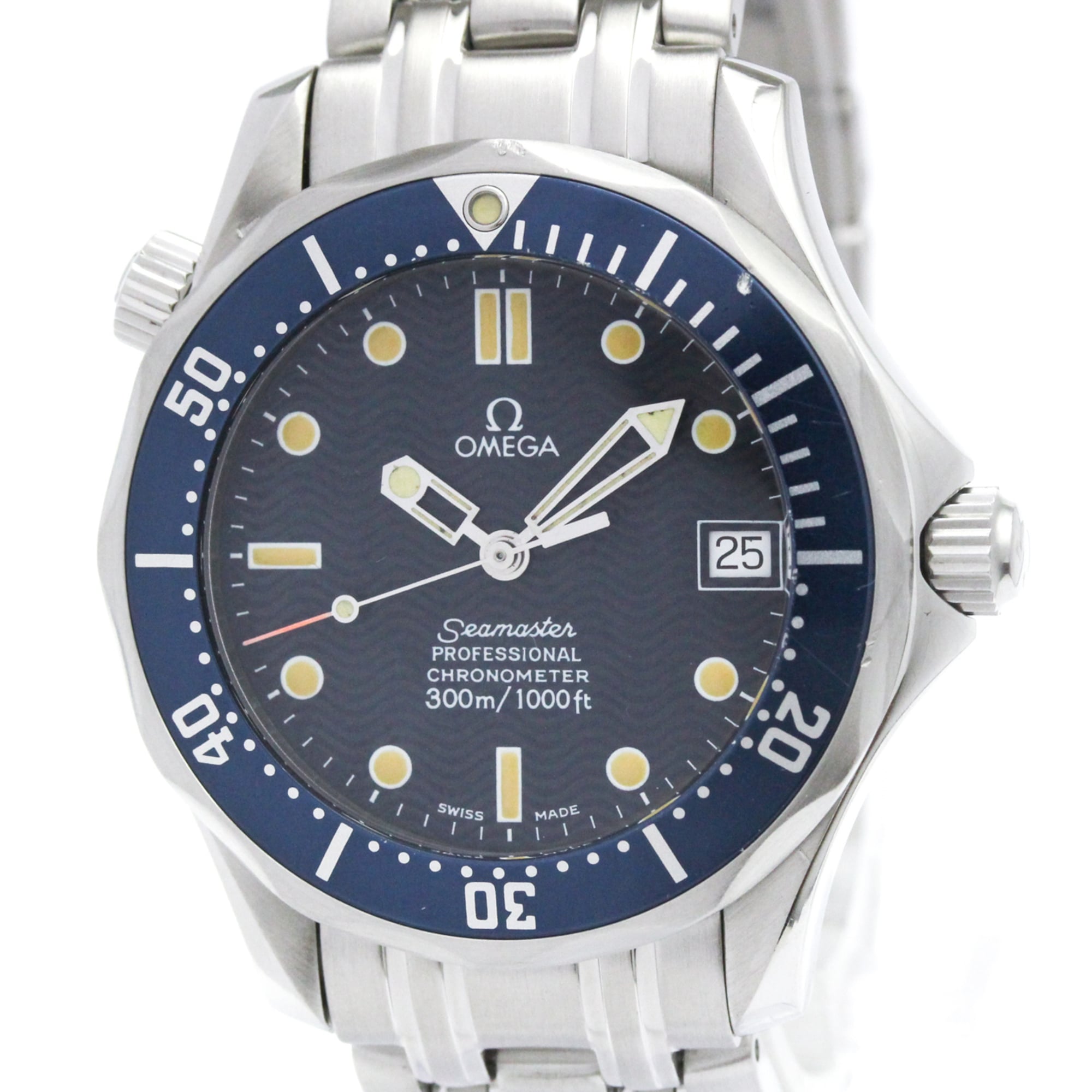 OMEGA Seamaster Professional 300M Mid Steel Size Watch 2551.80 Polished — Very Good