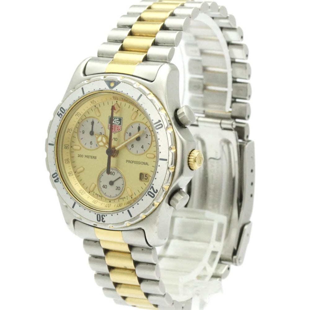 TAG HEUER 2000 Professional Chronograph Gold Plated Steel Watch CE1121 — Good