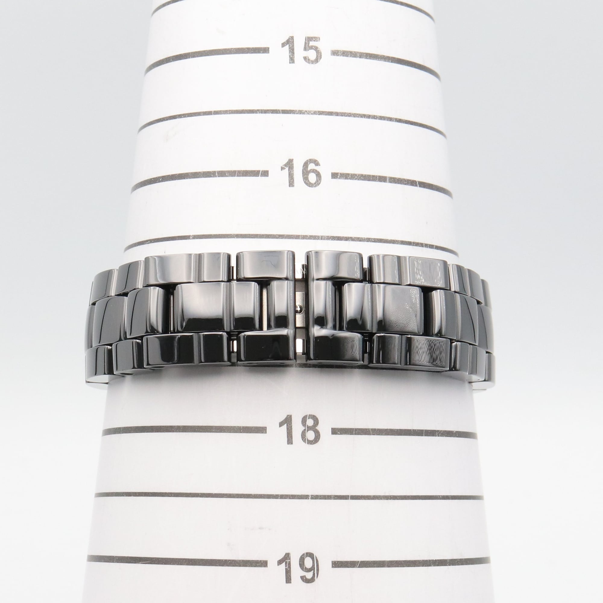 Chanel Mademoiselle J12 La Pausa Ceramic Men's Watch, Black, Model H7609 — Very Good
