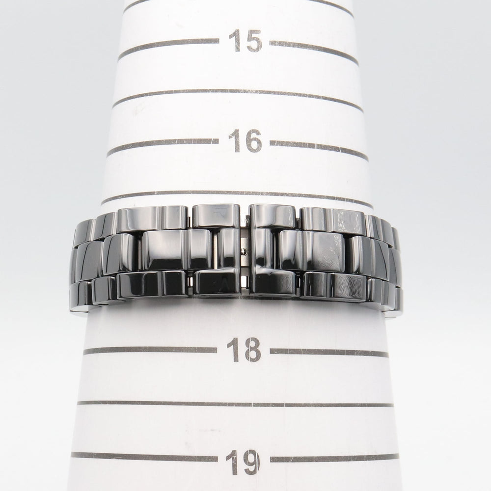Chanel Mademoiselle J12 La Pausa Ceramic Men's Watch, Black, Model H7609 — Very Good