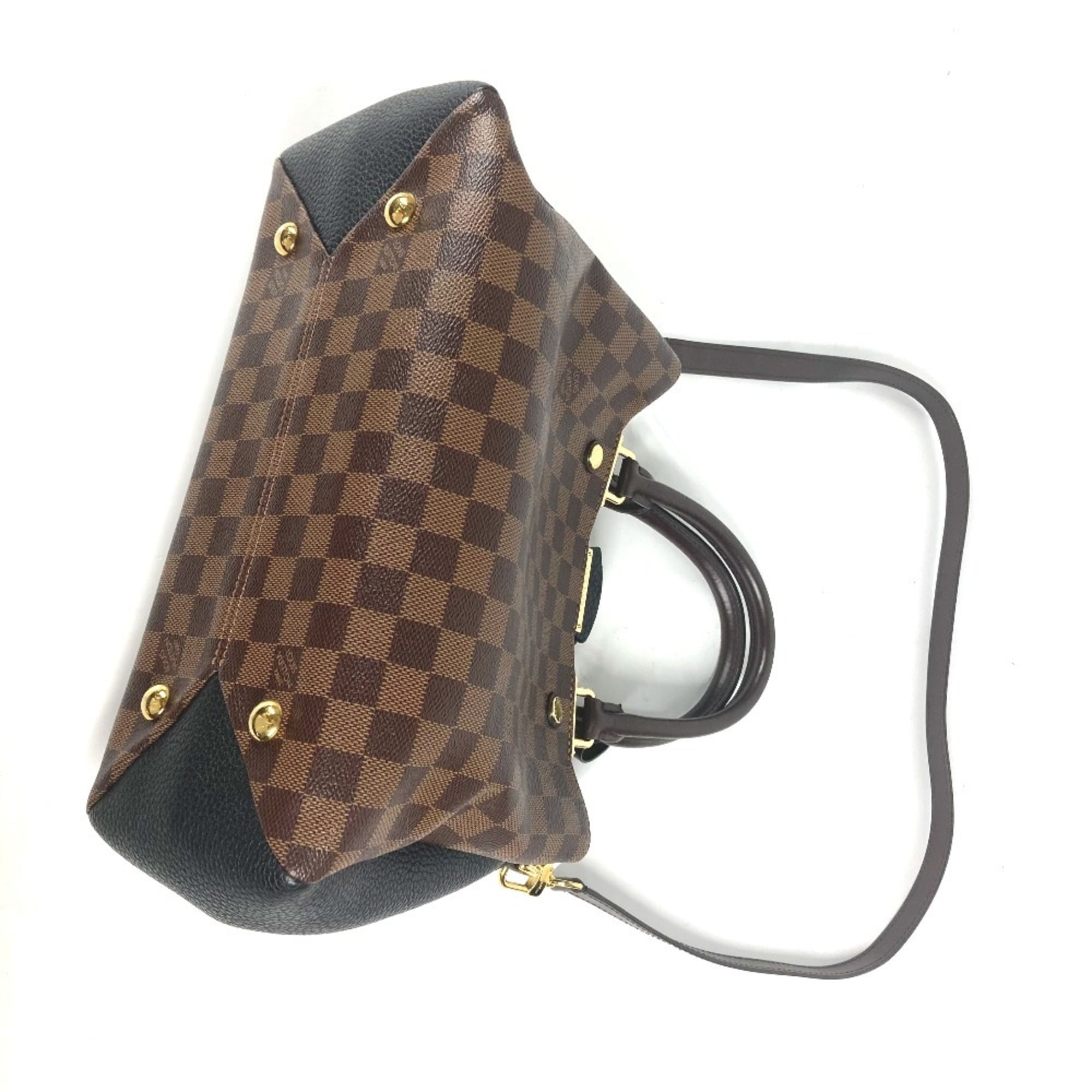 LOUIS VUITTON N41673 Damier Brittany Handbag Shoulder Bag Tote Canvas Women's Ebene Brown L-240829-8 — Like New