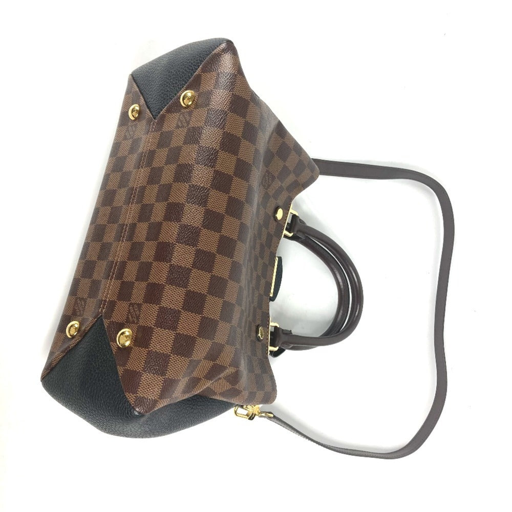 LOUIS VUITTON N41673 Damier Brittany Handbag Shoulder Bag Tote Canvas Women's Ebene Brown L-240829-8 — Like New