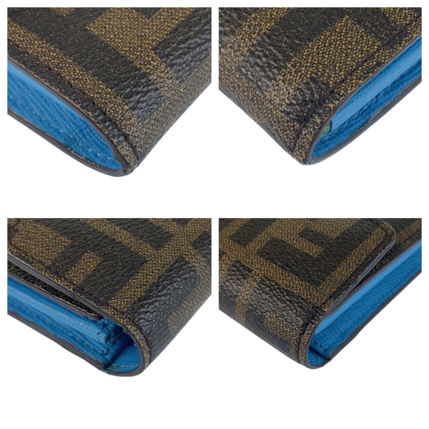 FENDI Zucca Brown with Gold Hardware 8M0340 Long Wallet for Women 506473