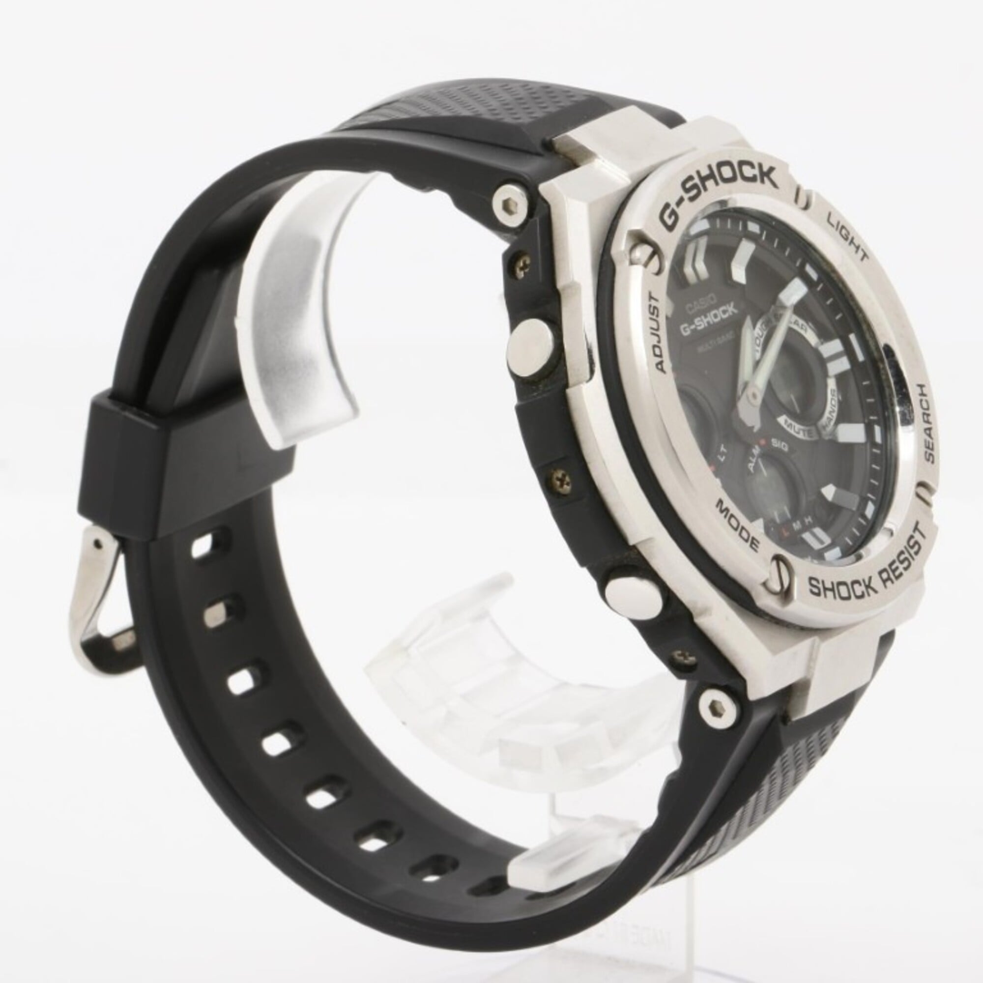 CASIO G-SHOCK G-STEEL GST-W100 Series GST-W110-1AJF Black Resin/Stainless Steel Men's Watch — Good