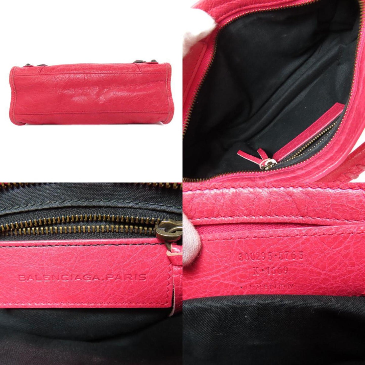 Balenciaga 300295 Classic Mini City Handbag in Calfskin for Women