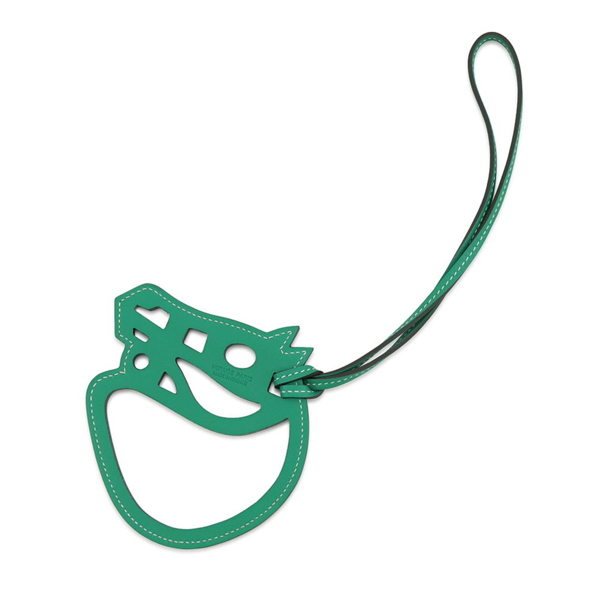 Hermes accessory bag charm Paddock Cheval mint Swift HERMES — Like New