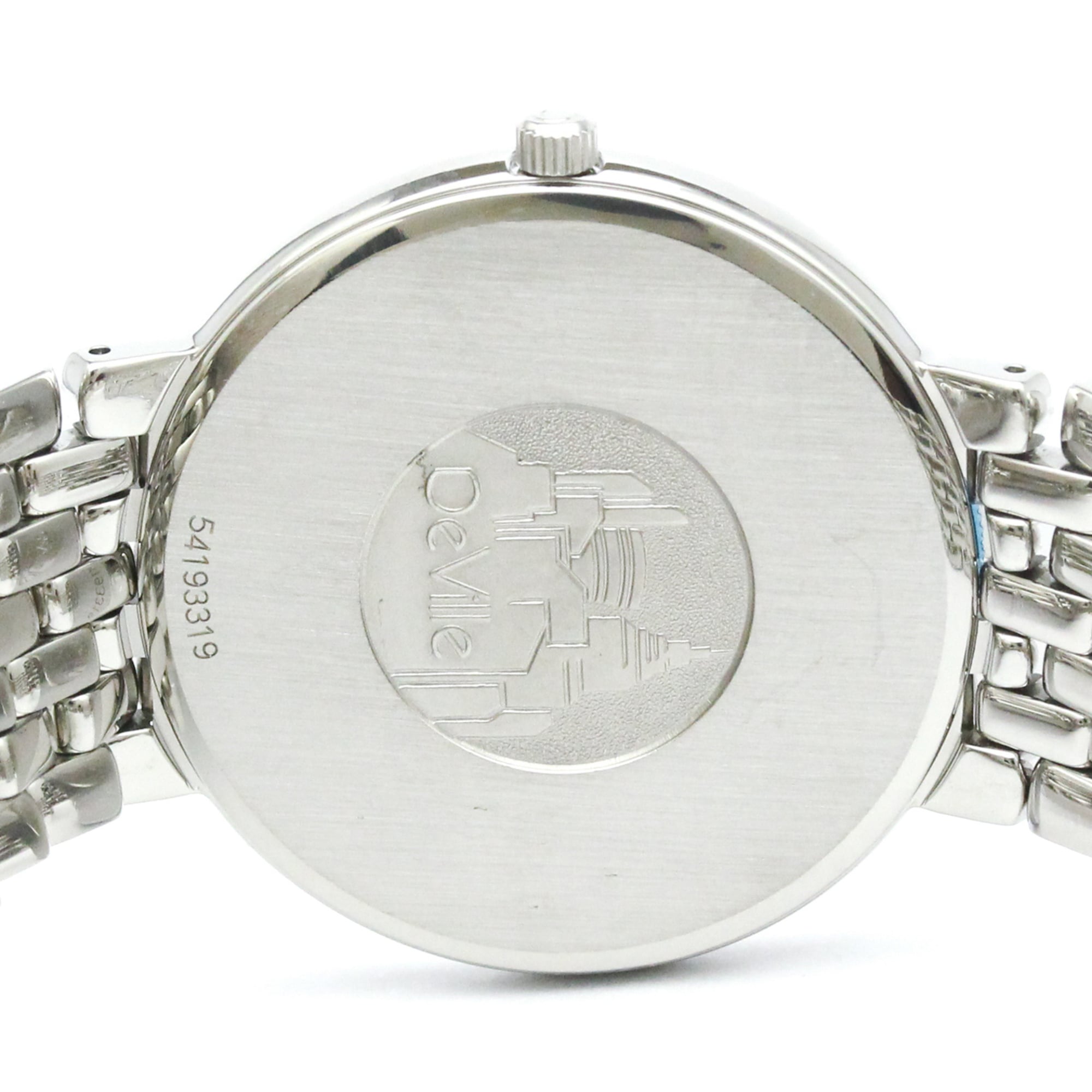 OMEGA De Ville Stainless Steel Quartz Mens Watch 7500.31 — Very Good