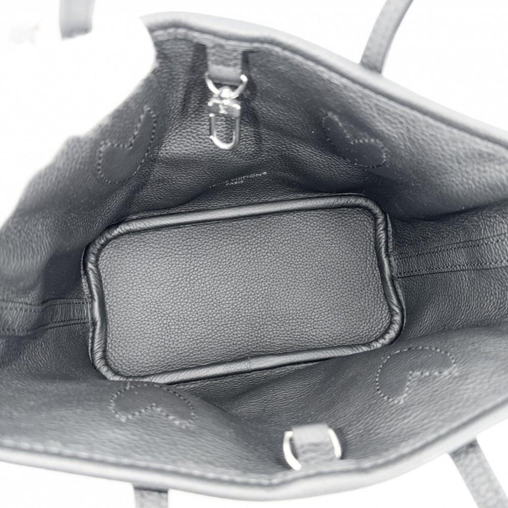 Louis Vuitton Women's Monogram Eclipse Neverfull Inside Out BB Handbag/Shoulder Bag, Reversible, Black, Silver Hardware, M15210 — Like New