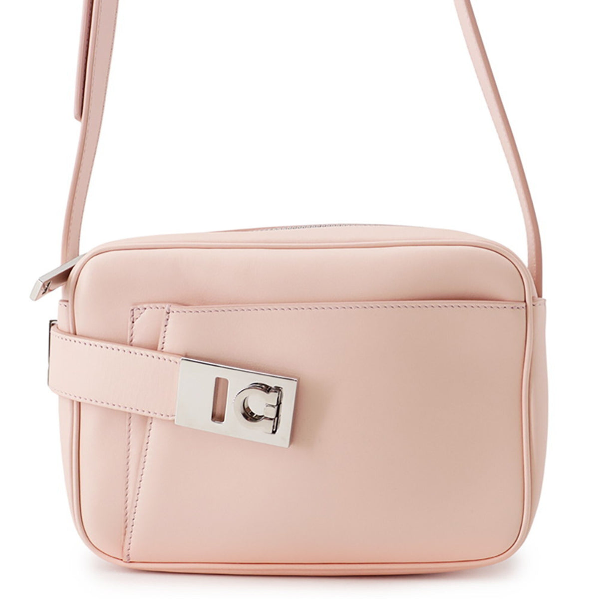 Salvatore Ferragamo Shoulder Bag Gancini Archive Camera Case Small 216292 Handbag Women's — Like New