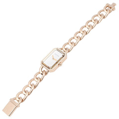 Chanel CHANEL Première Diamond Bezel Watch 18KPG (Pink Gold) Ladies White Shell H4412 — Very Good