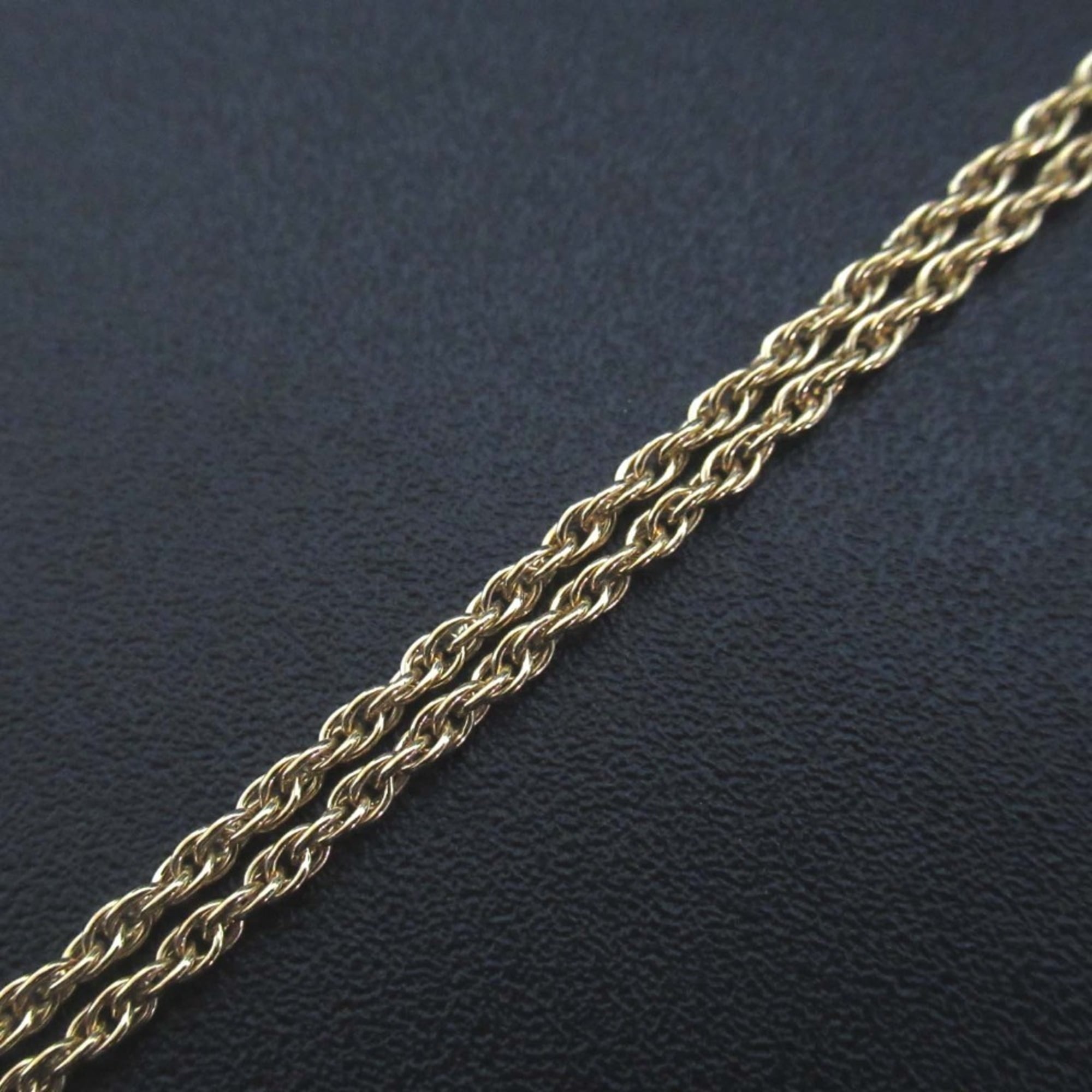 Vintage Christian Dior Dog Tag Logo Necklace Pendant in Gold, GP, for Women