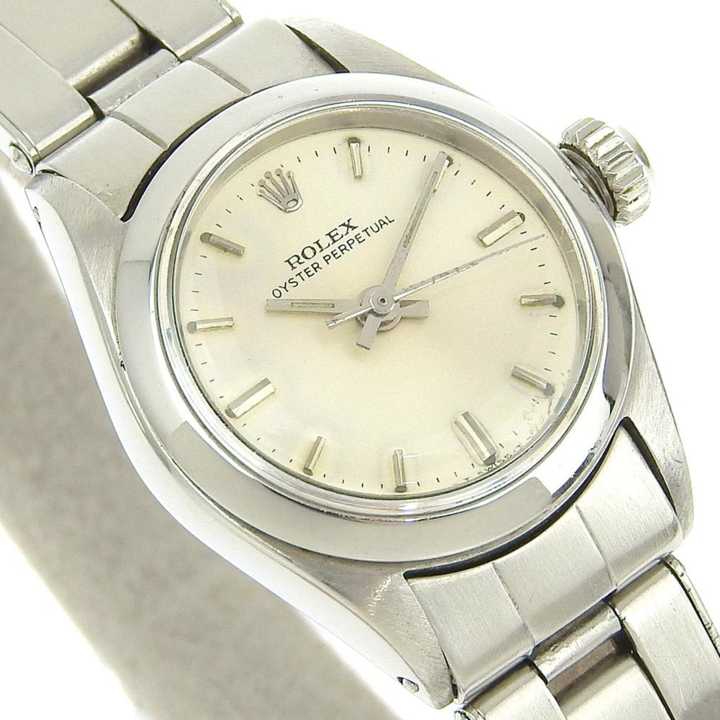 Rolex Lady Date Watch No. 7 6517 Stainless Steel Automatic Winding Silver Dial Ladies I220823041
