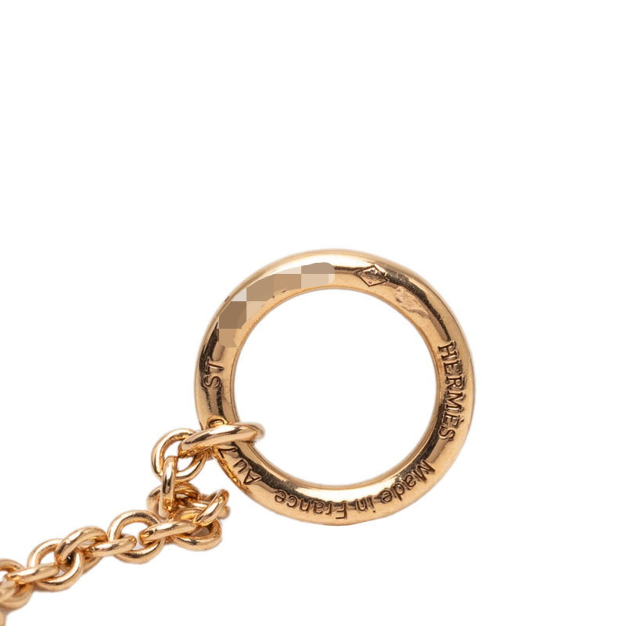 Hermes Chaine d'Ancre Mini Punk ST Bracelet 18KPG Pink Gold 750 Women's HERMES — Like New