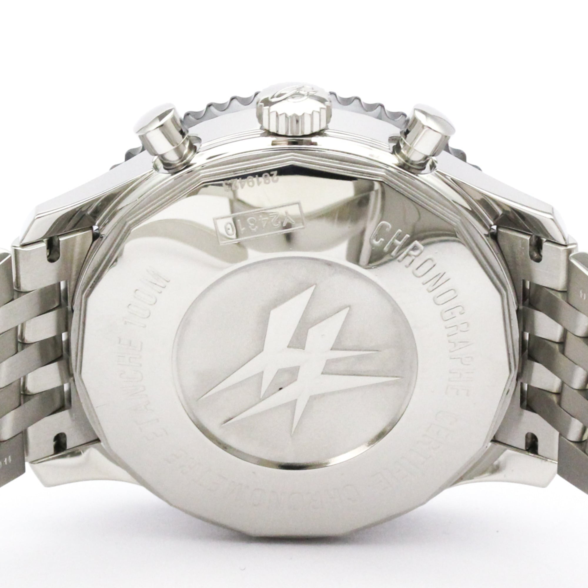 BREITLING Chronoliner Chronograph Steel Automatic Mens Watch Y24310 Polished — Very Good