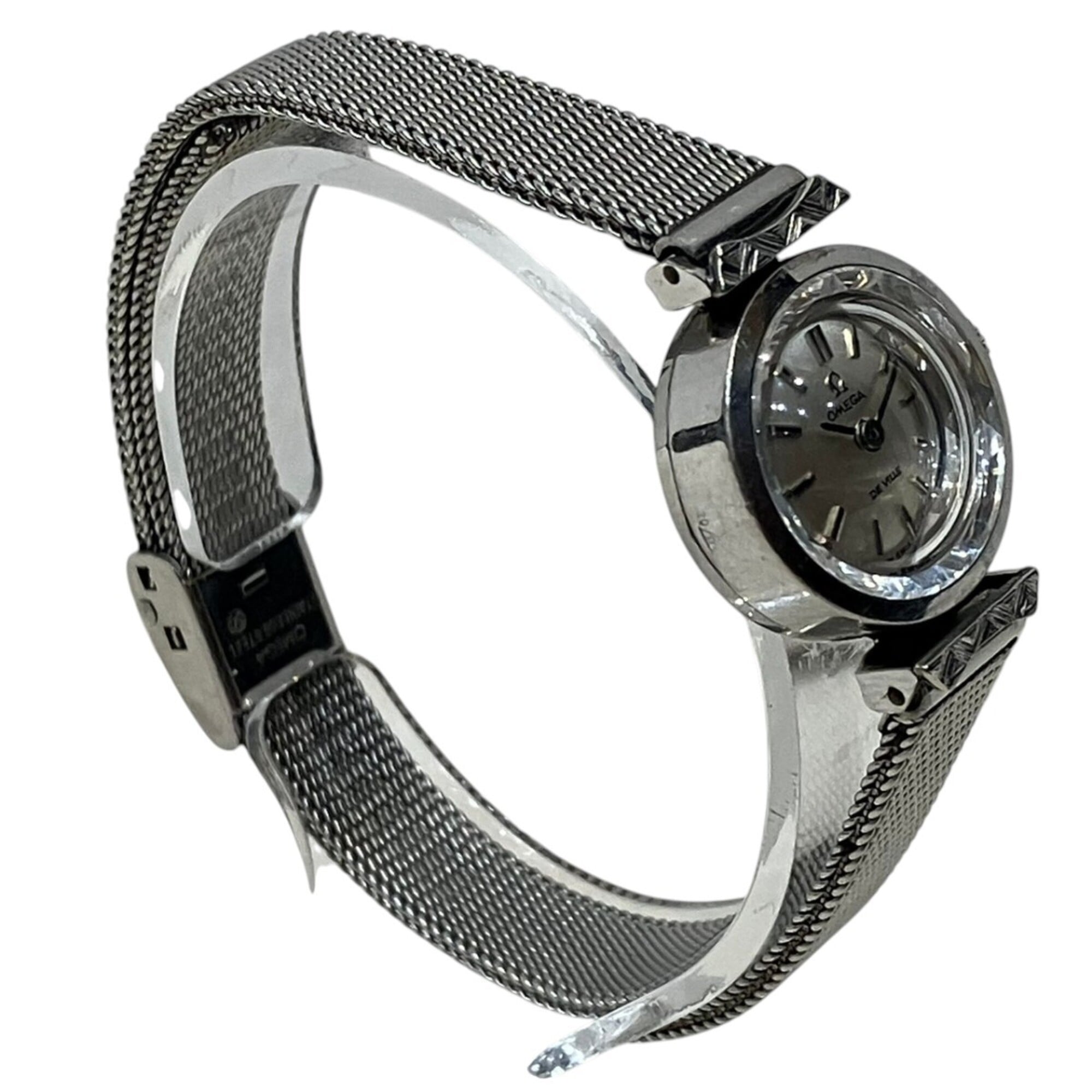 Omega De Ville watch, total weight 20g, stainless steel, manual winding, silver dial, 511.285 — Good