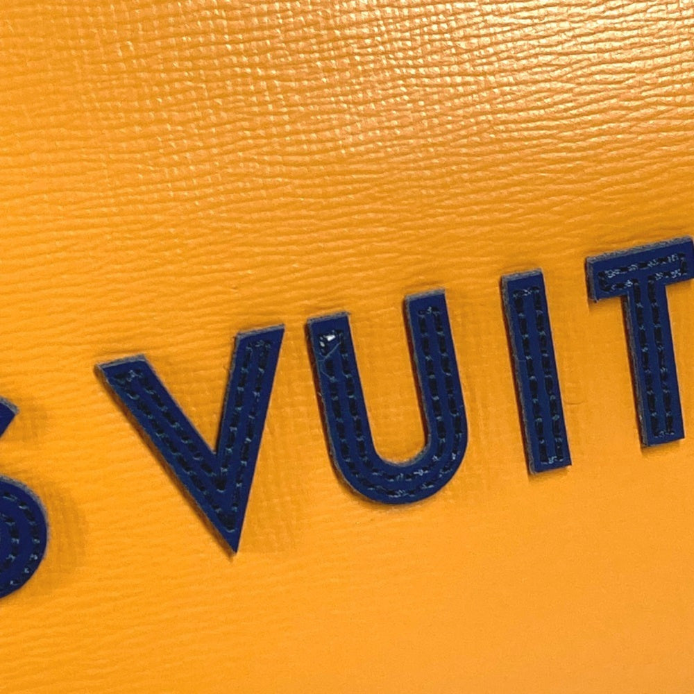 LOUIS VUITTON M24457 24SS Shopper Tote MM - Shoulder Bag, Leather, Men's, Women's, Orange — Like New