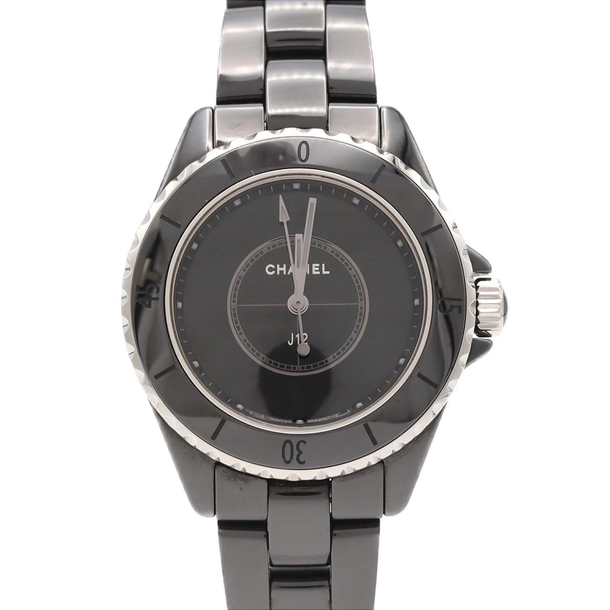 Chanel J12 Phantom 33mm Ceramic H6346 Quartz Watch — Good