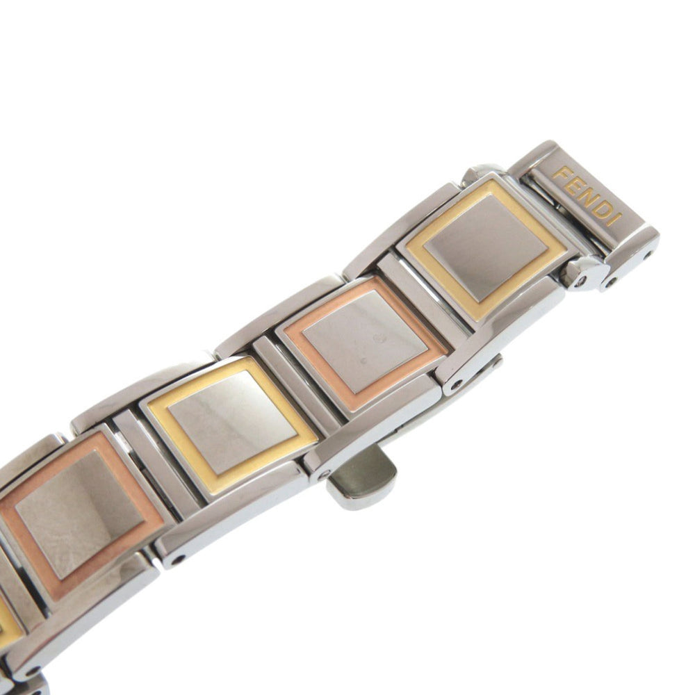 Fendi Secret 2 Time Zone 5500L Stainless Steel Gold Quartz Watch 1915 FENDI — Good