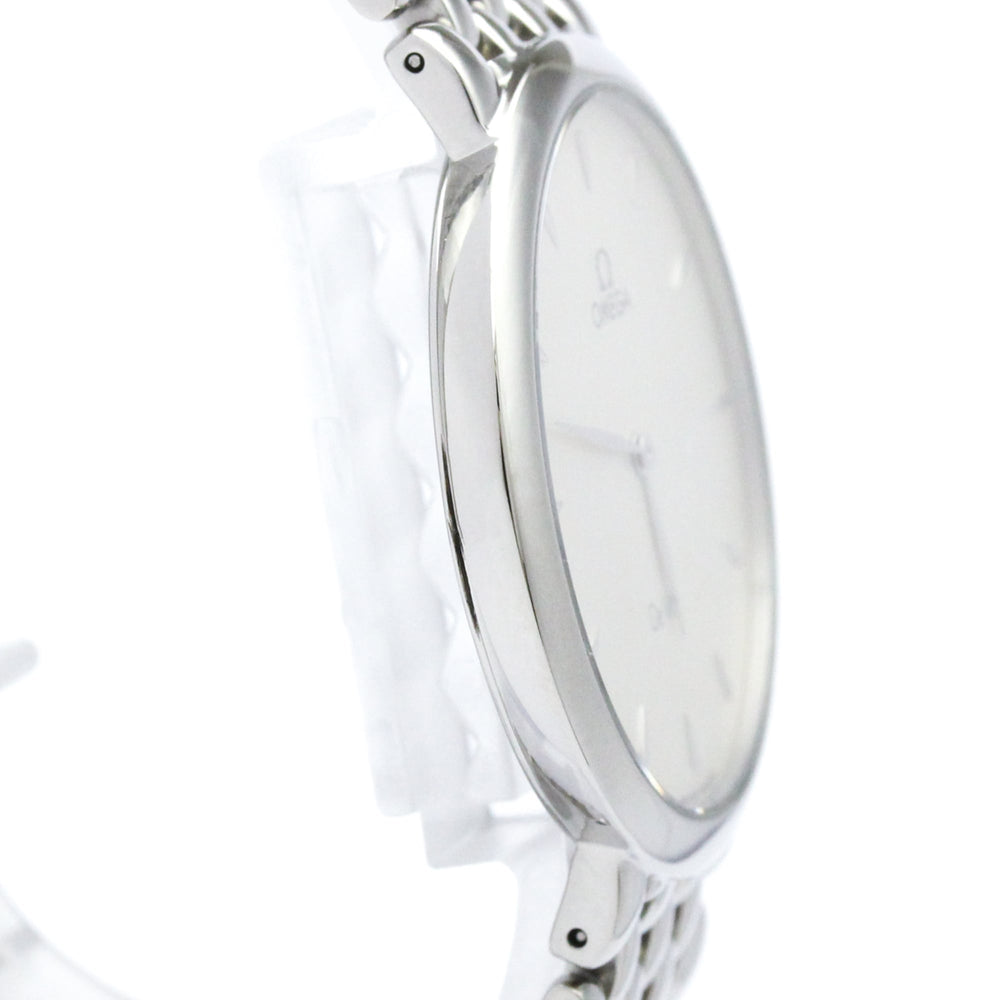 OMEGA De Ville Stainless Steel Quartz Mens Watch 7500.31 Polished — Very Good