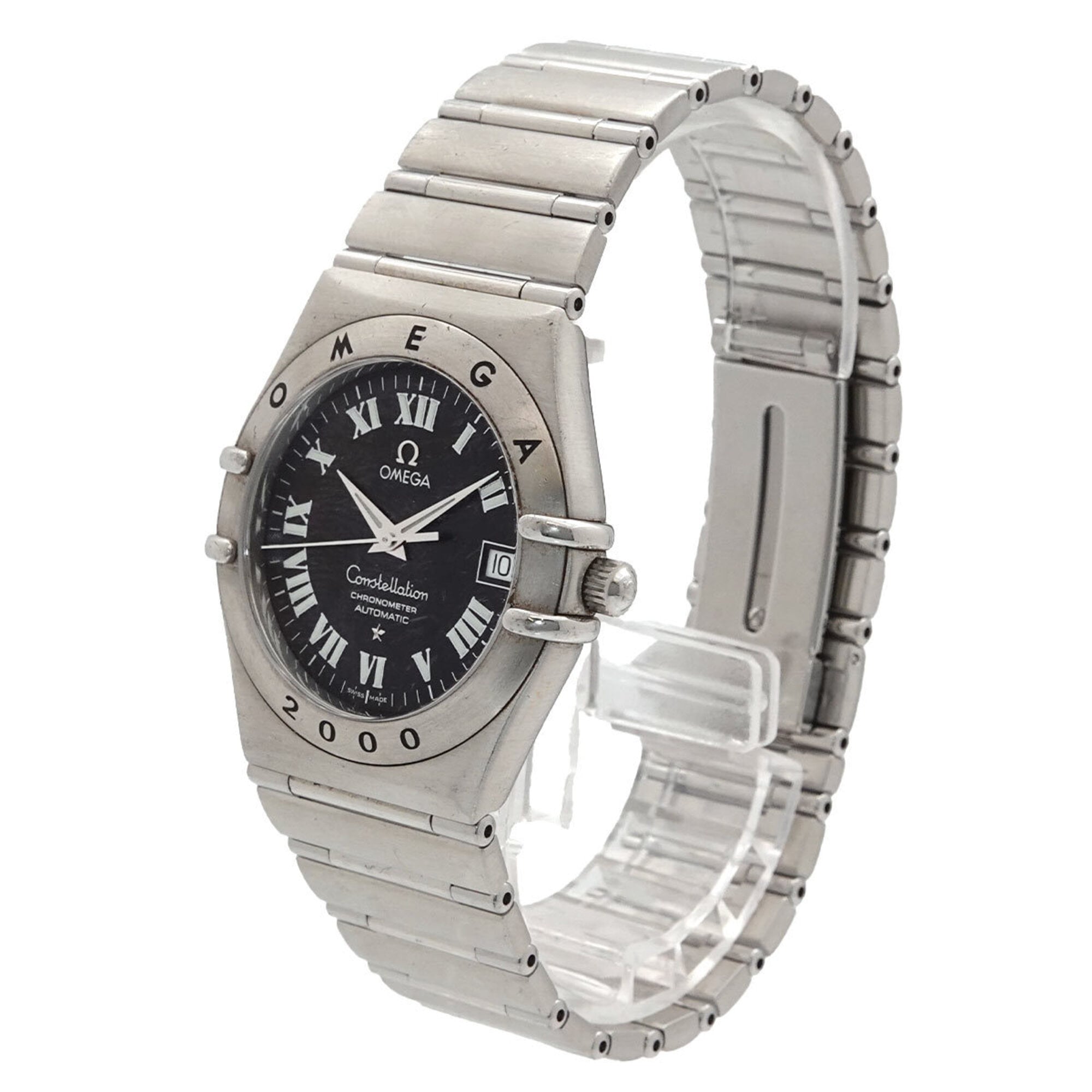 Omega Constellation Millennium 1504 50 2000 Limited Edition Men's Watch, Date, Black, Automatic Movement — Very Good
