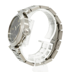 Cartier Pasha C W31043M7 Black Dial Watch (Boys' Size) — Very Good