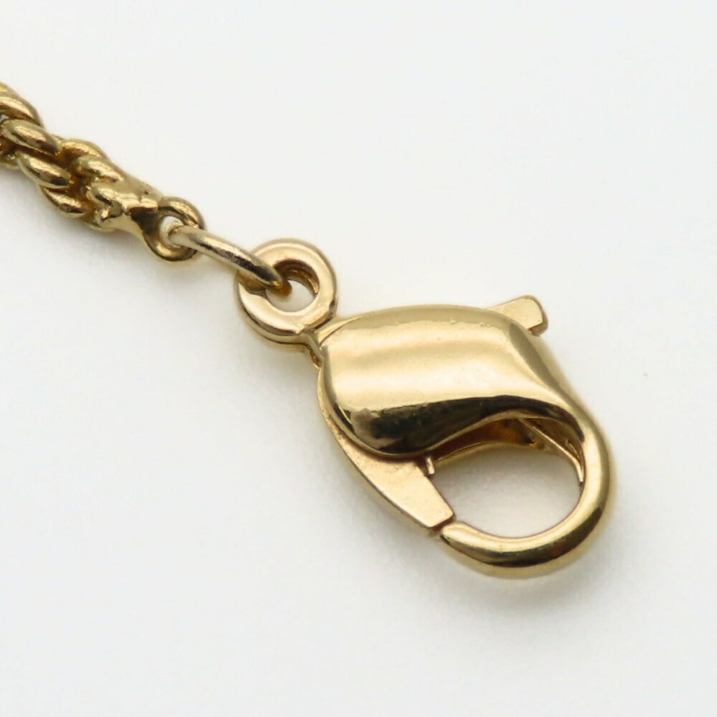 Christian Dior Necklace Emblem Metal Gold GP Plated Women's