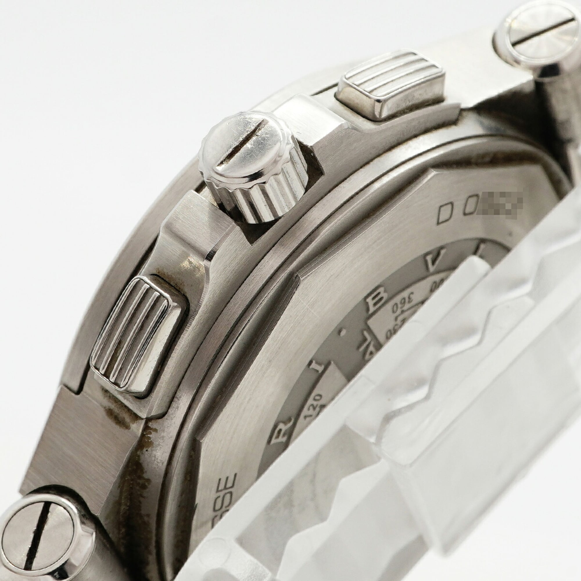 Bulgari Diagono Professional DP42SCH Black Dial Men's Watch — Good