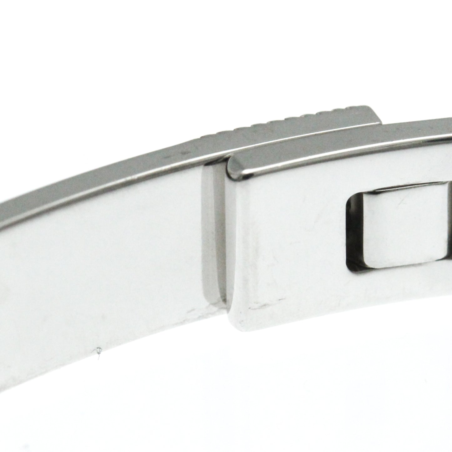 Hermes Collier De Chien Bracelet, Small Model White Gold (18K) Diamond Bangle Carat/0.24 Silver
