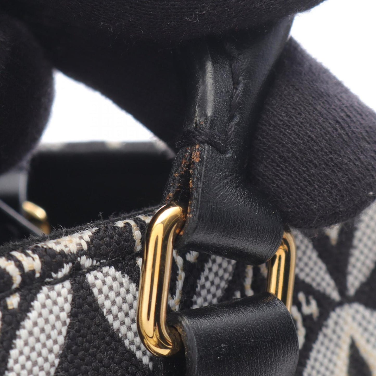 Louis Vuitton On the Go GM Since 1854 Tote Bag, Canvas and Leather with Monogram Jacquard, Women's, Gray Black, M57207