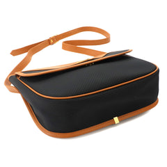 Yves Saint Laurent Shoulder Handbag, Leather, Black/Brown, Gold Hardware — Like New