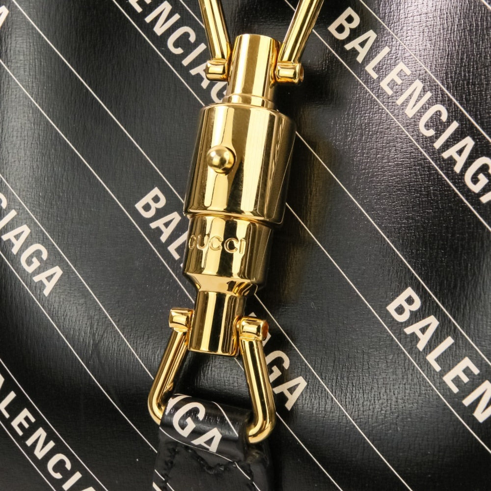 GUCCI BALENCIAGA The Hacker Project Jackie 1961 Medium Shoulder Bag 636712 Black Women's — Like New