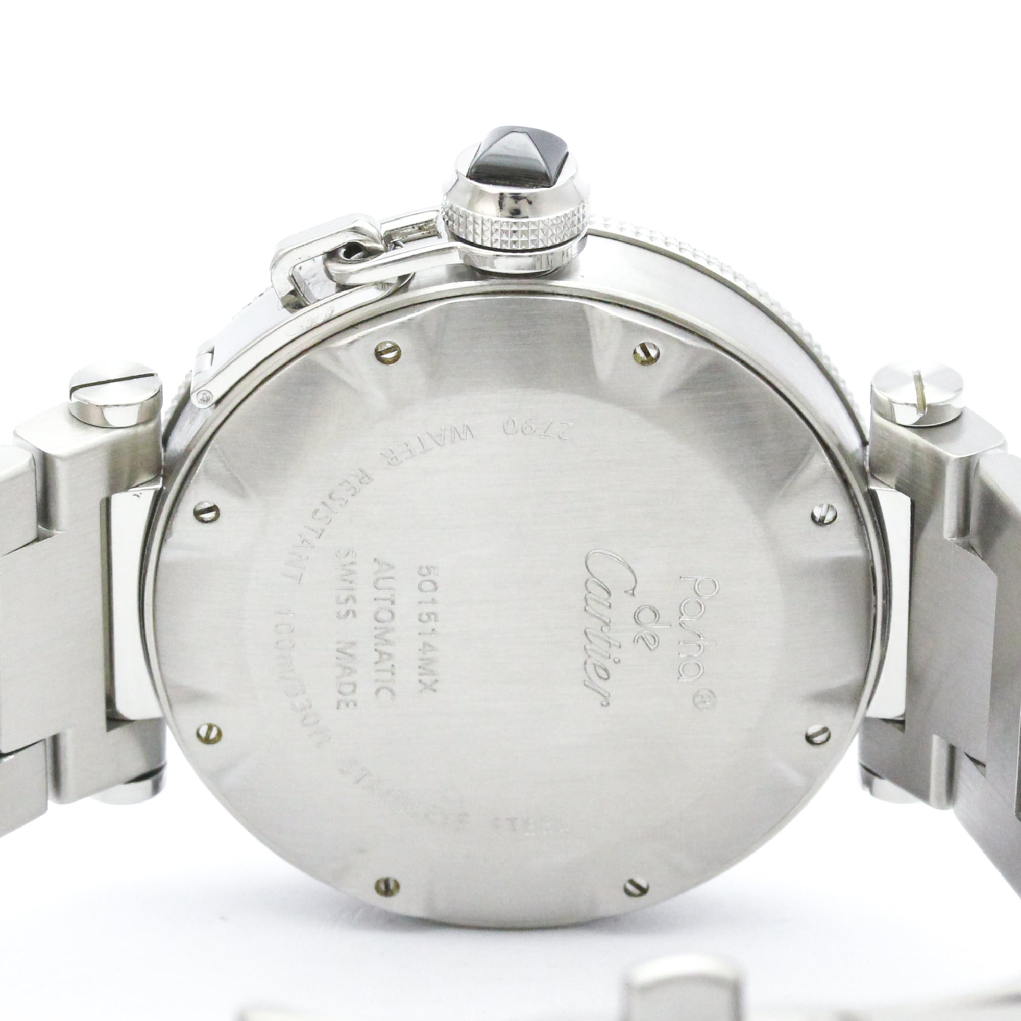 Cartier Pasha Seatimer Automatic Stainless Steel Men's Dress/Formal W31077M7 — Very Good