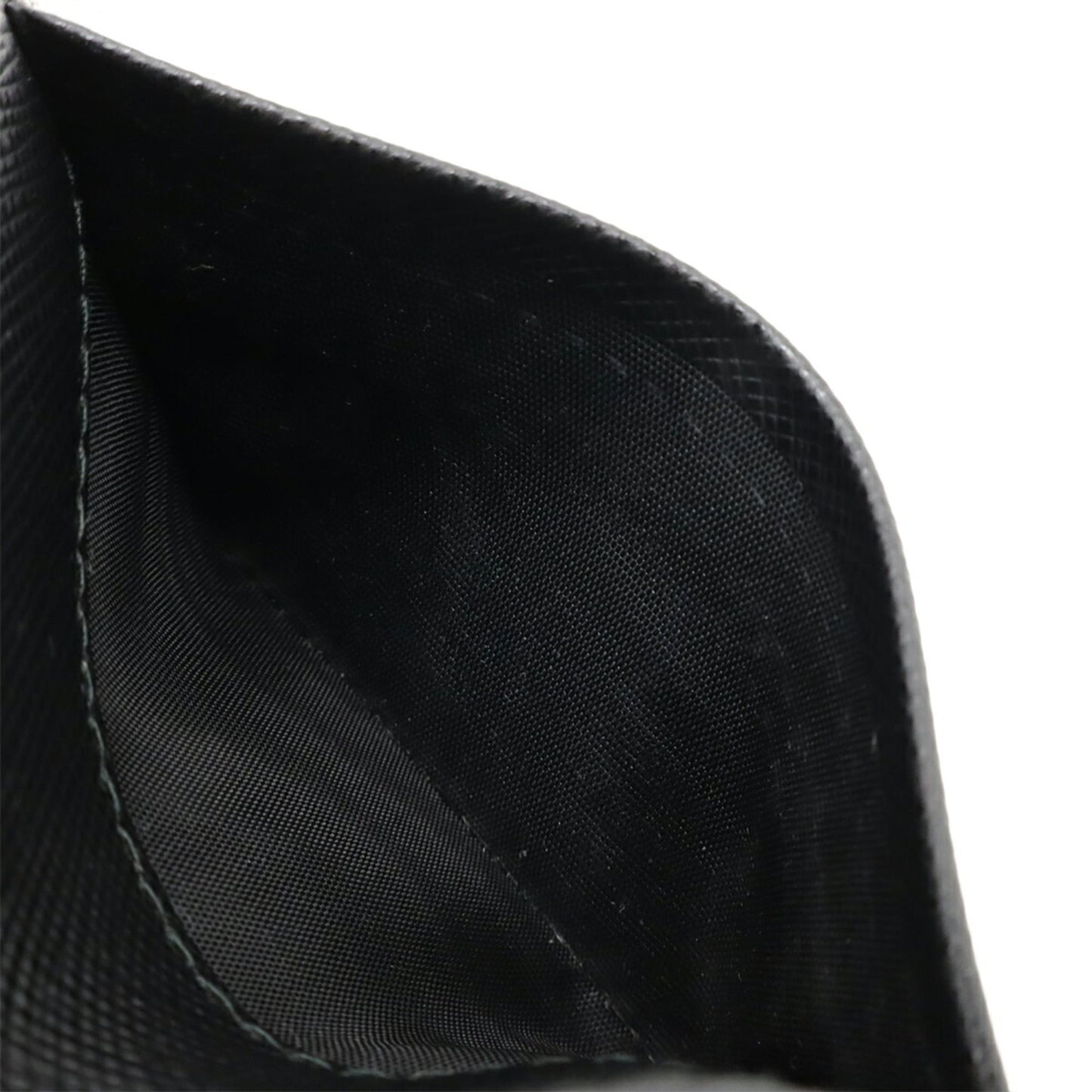 PRADA SAFFIANO METAL Bi-fold Wallet with Money Clip, Black Leather, Nero, 2MN077, Purchased at a Japanese Boutique