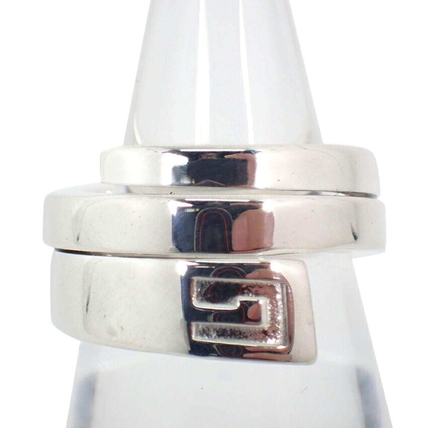 GUCCI 925 Spiral G Snake Ring, Size 13.5, j92-2