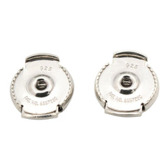 Hermes Loop MM Earrings, Sterling Silver 925, Women's Tone — Like New