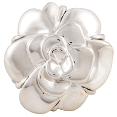CHANEL Camellia Ring, 18K White Gold (18.4g) — Like New